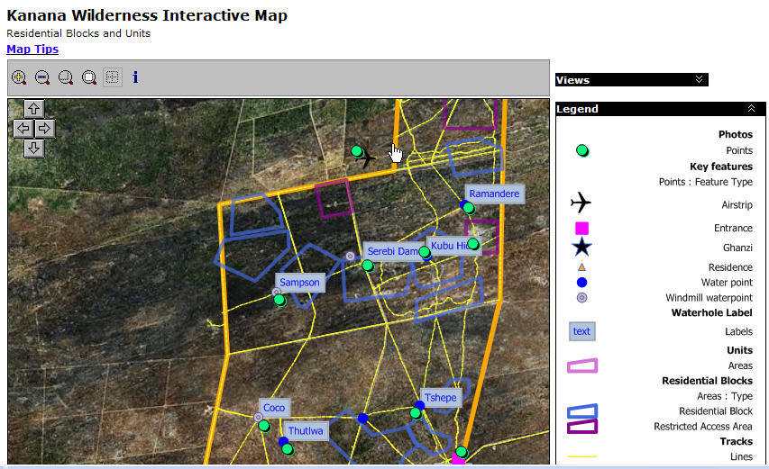 Enviro Spatial » Blog Archive » Kanana Wilderness Interactive Web Map