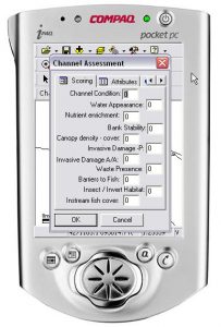 Mobile Customized Data Collection - Shoreline survey